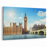 Big Ben Canvas Prints - London Landmark Art of Westminster Clock Tower