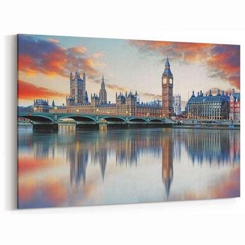 Iconic Big Ben Prints - London Landmark Art with Stunning Reflections