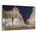 Quito Cityscape Art - Nighttime Ecuadorian Architecture South American Decor