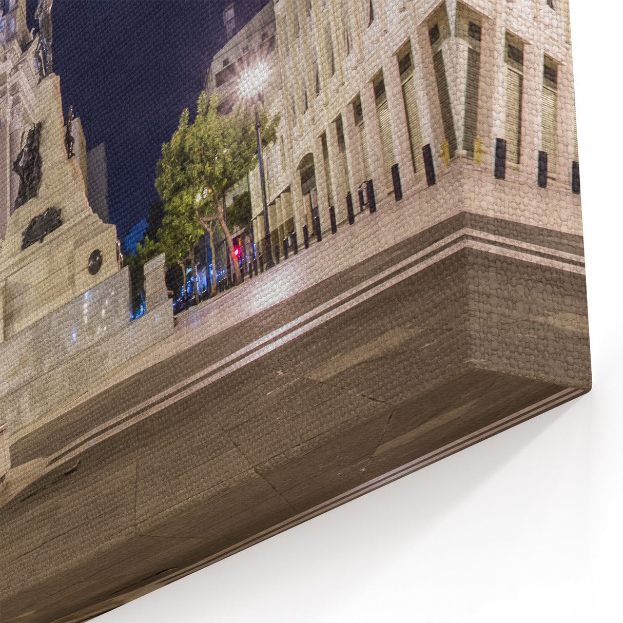 Quito Cityscape Art - Nighttime Ecuadorian Architecture South American Decor