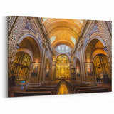 Ecuador Wall Art - Lavish Church of the Society Quito Ecuadorian Decor