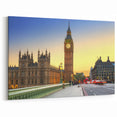 Big Ben Canvas Prints - Westminster Clock Tower Art with Evening Glow