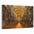 South American Wall Decor - Historic Quito Church Interior Photography