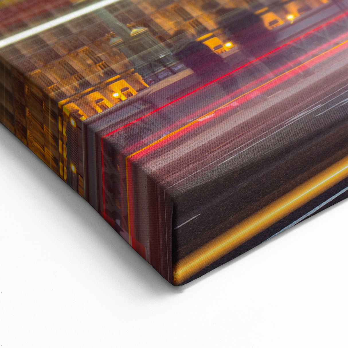 London Landmark Art - Iconic Big Ben with Light Trails Canvas Prints