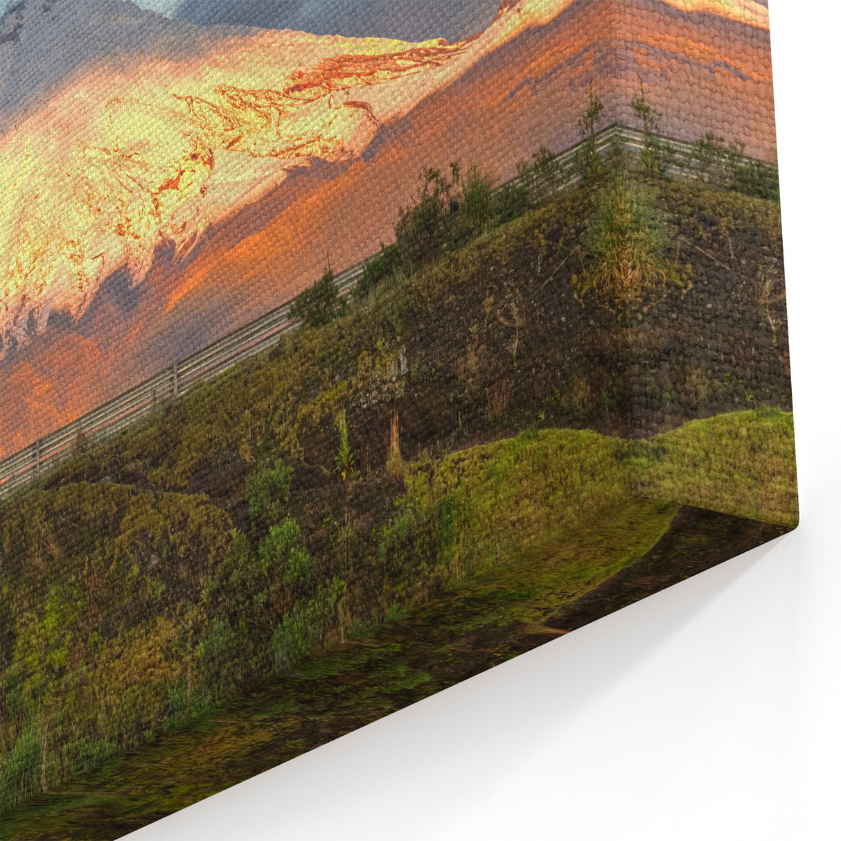 Ecuador Landscape Prints - Cotopaxi Volcano Sunset Ecuadorian Wall Art