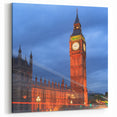 Big Ben Canvas Prints - Westminster Clock Tower with Evening Lights