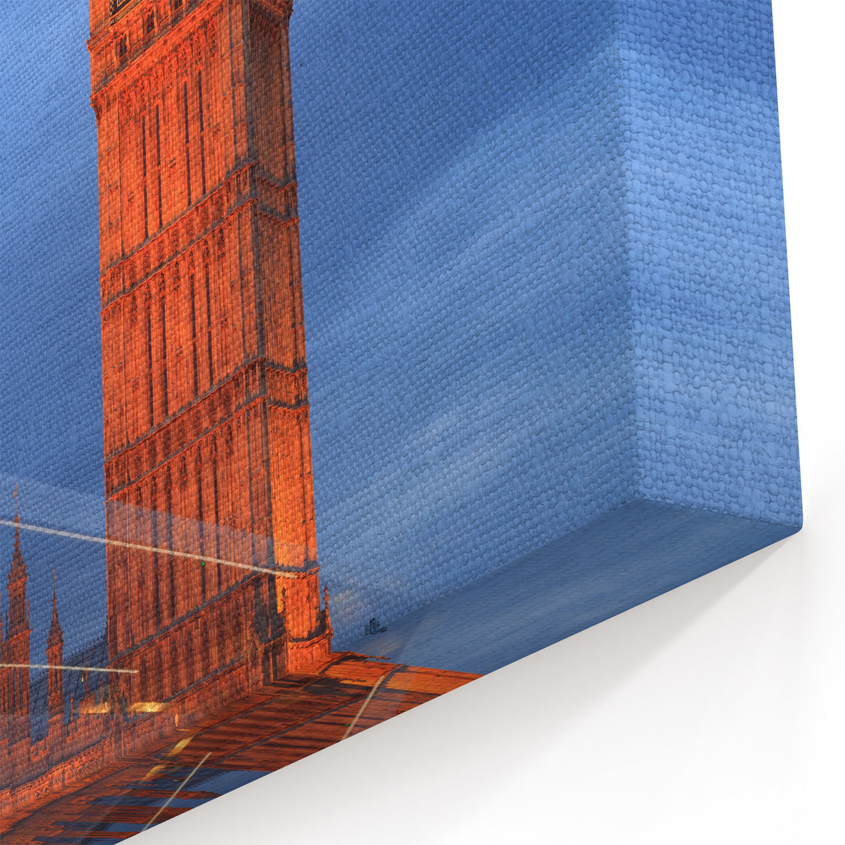 Big Ben Canvas Prints - Westminster Clock Tower with Evening Lights