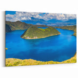 Cuicocha Crater Lake Ecuadorian Scenery Art - Ecuador Landscape Prints