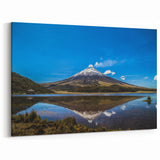 Ecuador Photography Prints - Cotopaxi Volcano Reflection Scenic Art