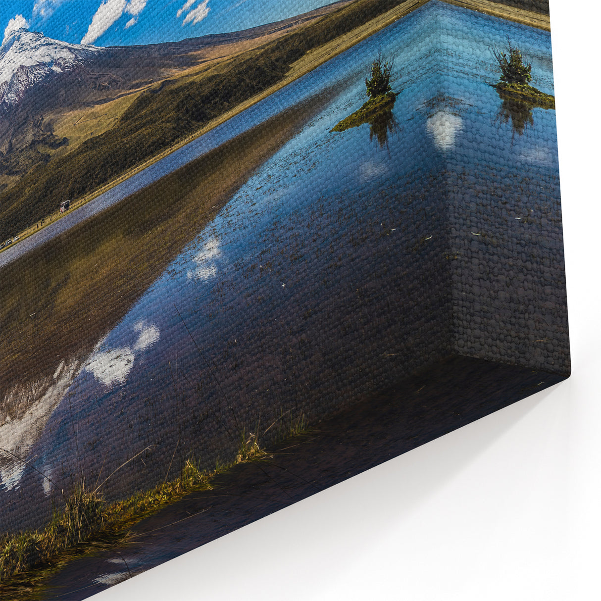 Ecuador Photography Prints - Cotopaxi Volcano Reflection Scenic Art