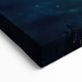 Big Ben Canvas Prints - Westminster Clock Tower Under Starry Night Sky