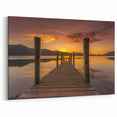 Cumbria Prints - Golden Sunset Over Lake District