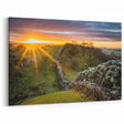 Cumbria Landscape Art - Sunrise Over Ancient Wall