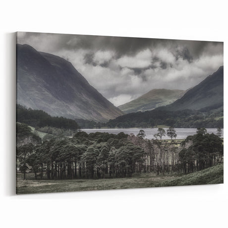 Cumbria Wall Art - Moody Lake District View for Dramatic Spaces