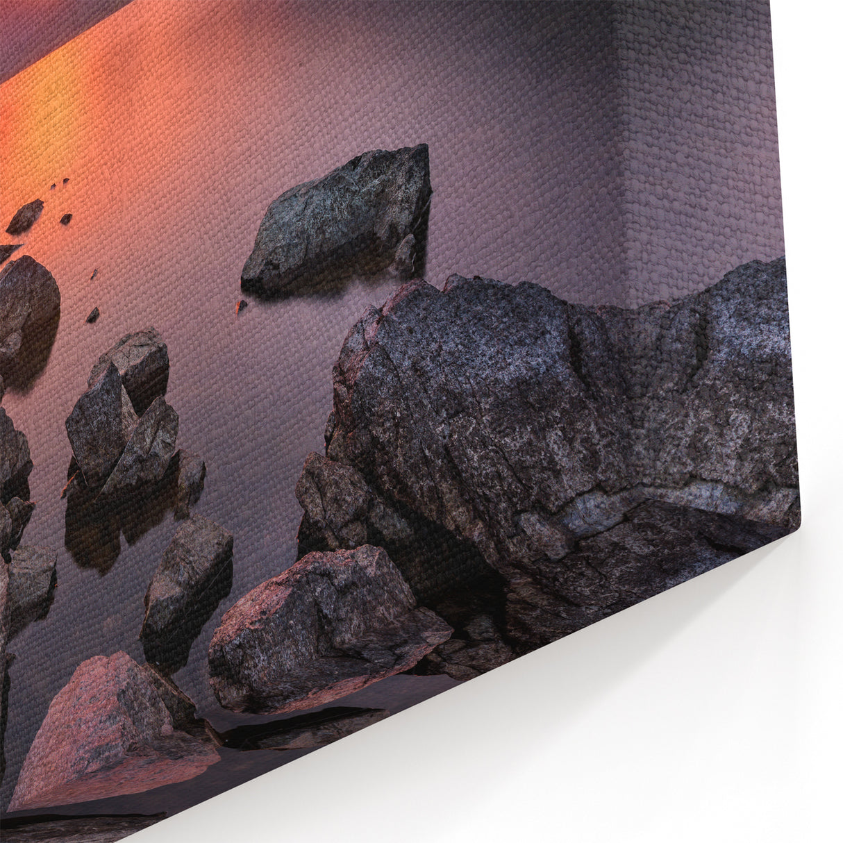 Cumbria Wall Art - Vibrant Sunset Over Wast Water in Lake District