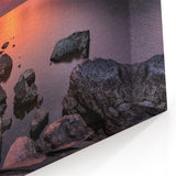 Cumbria Wall Art - Vibrant Sunset Over Wast Water in Lake District