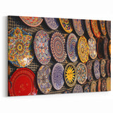 Jerusalem Framed Art - Vibrant Ceramic Plate Display Wall Decor