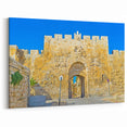Jerusalem Skyline Print - Historic City Gate Architecture Wall Art