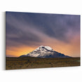 Ecuadorian Scenery Prints - Chimborazo Volcano at Dusk Wall Art