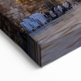 Jerusalem Cityscape Canvas - Western Wall with Sunrise Sky Photography