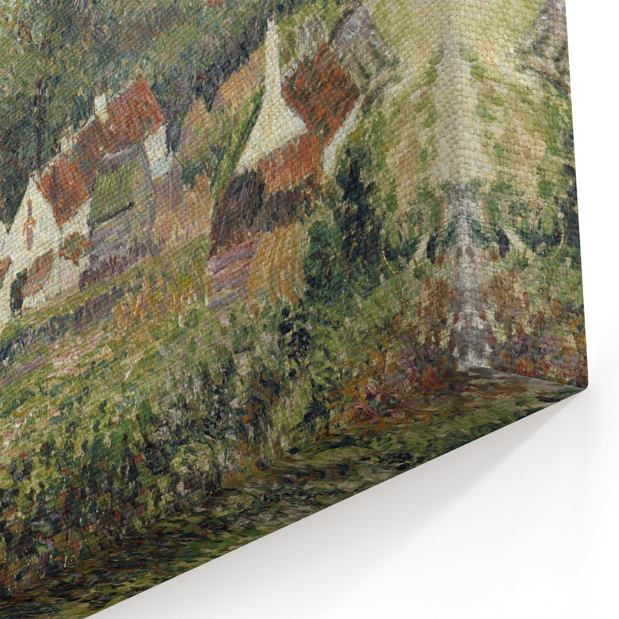 Camille Pissarro Art - Village Scene French Impressionist Wall Art