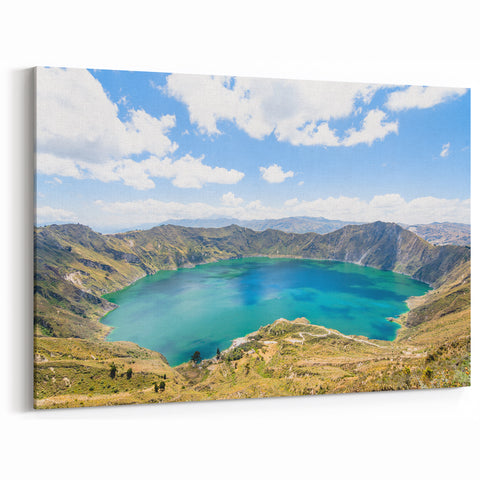 Quito Cityscape Art - Ecuadorian Night Scene Photography Wall Print