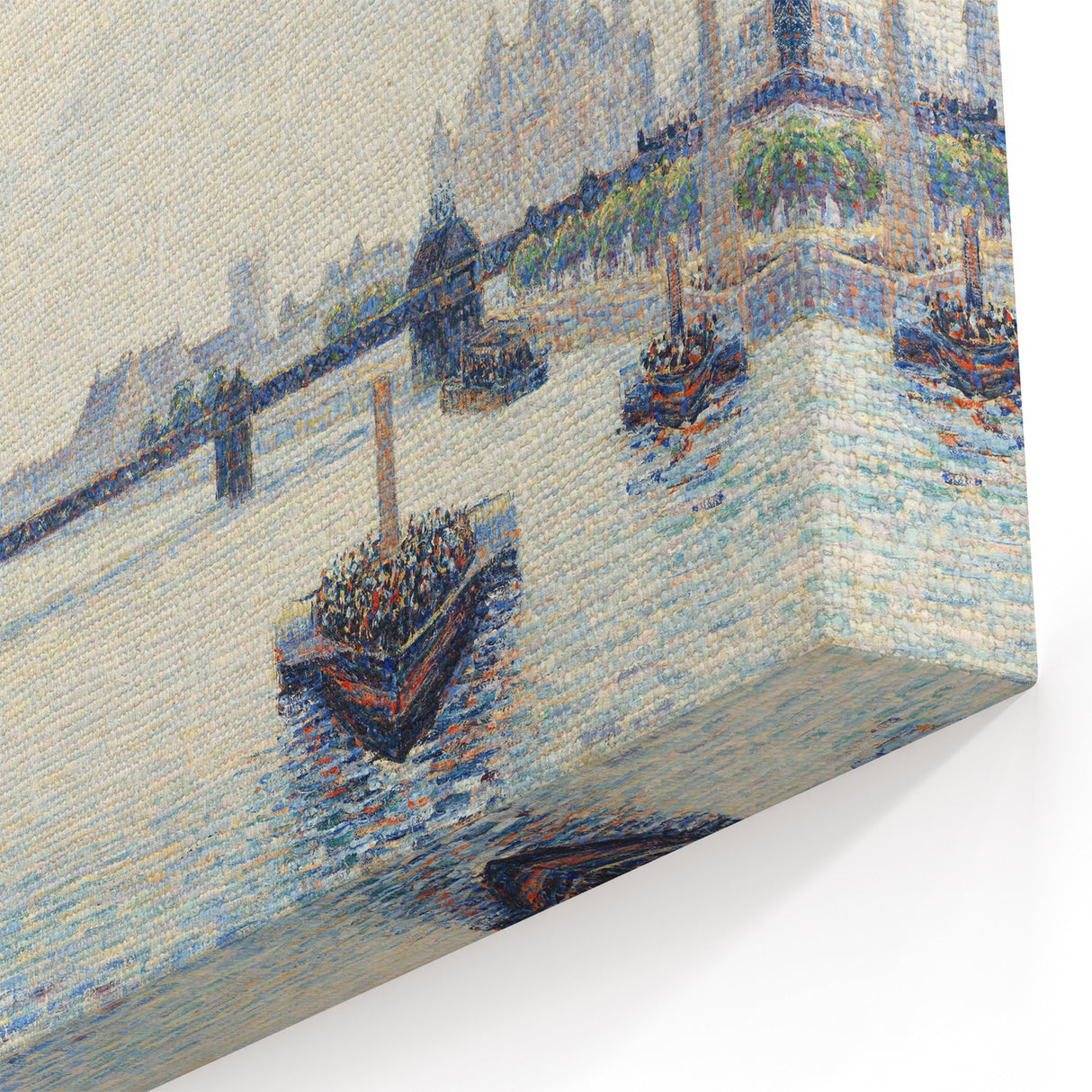 Camille Pissarro Art - Impressionist River and Cityscape Wall Print