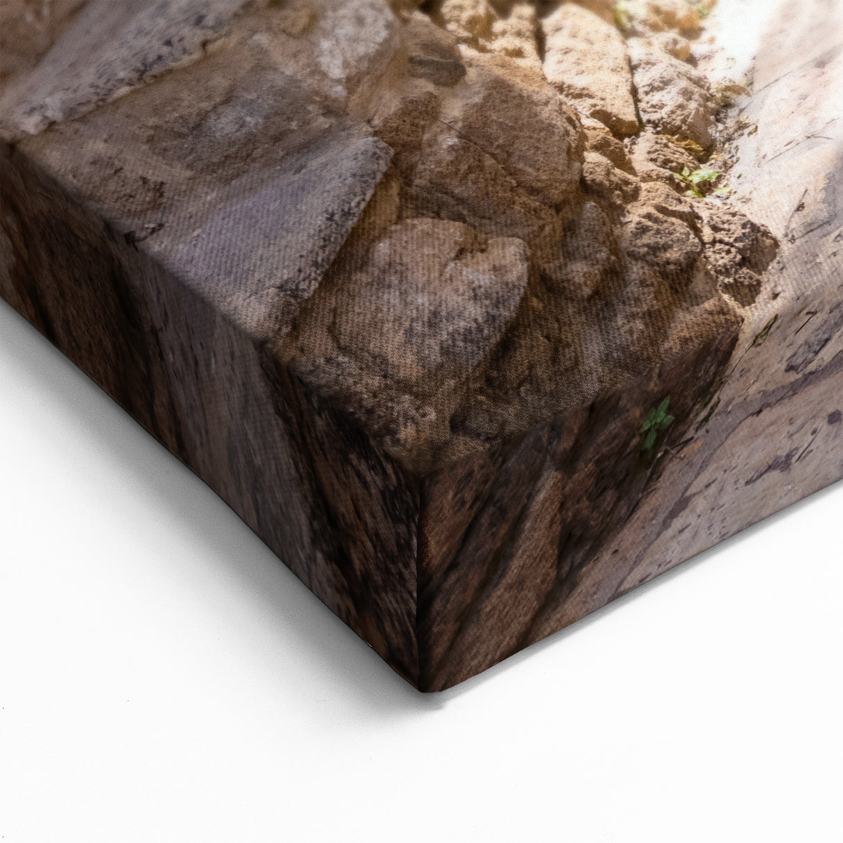 Jerusalem Framed Art - Sunlit Alleyway in Old City Historic Street Scene