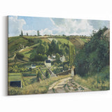 Camille Pissarro Art - Rolling Hills French Countryside Wall Print
