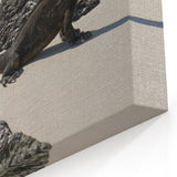 Galapagos Canvas Art - Marine Iguana on Beach Ecuador Scenic Prints
