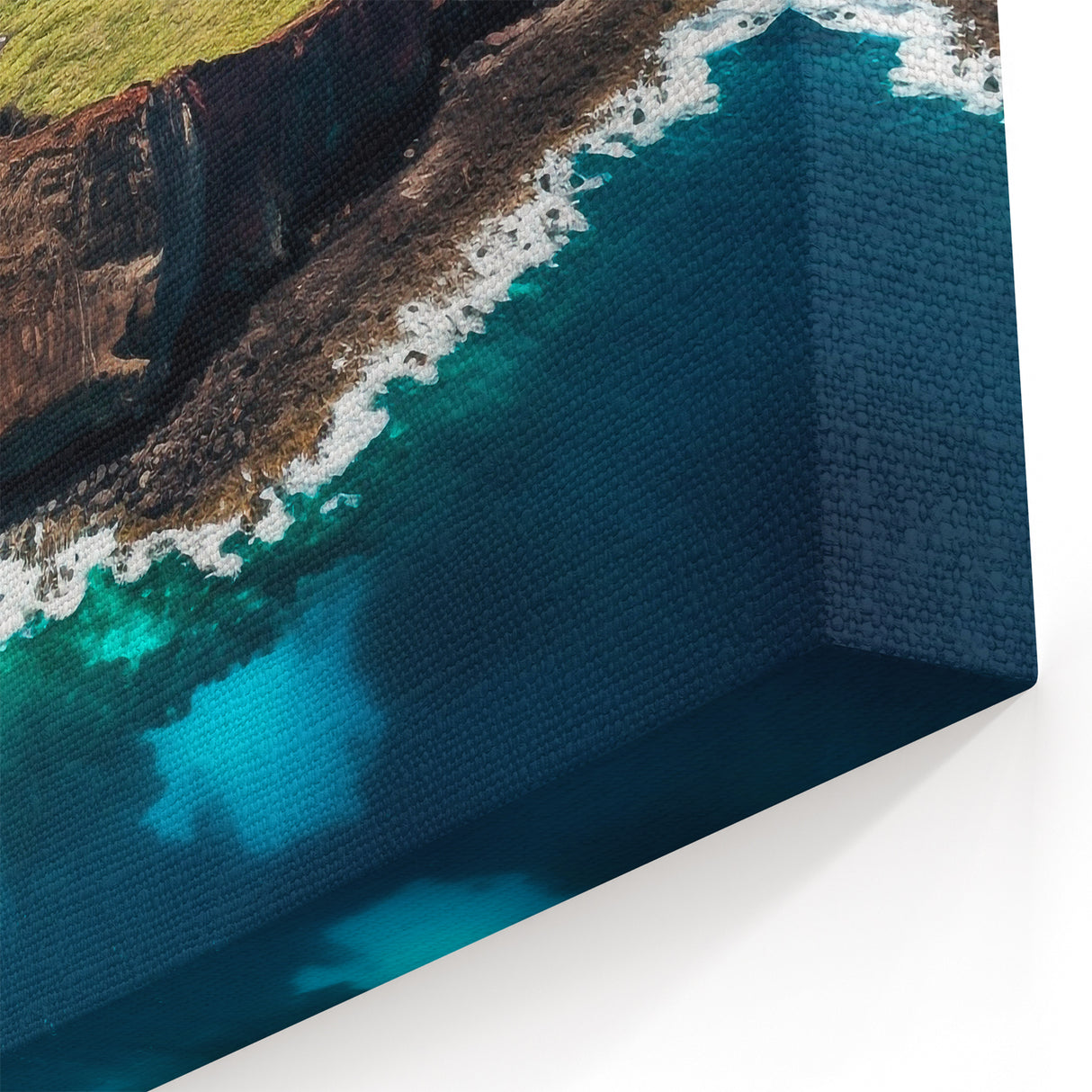 Galapagos Scenic Prints - Aerial Island View Ecuador Landscape Art