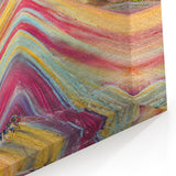 Machu Picchu Wall Decor - Vibrant Rainbow Mountain Peru Landscape Art
