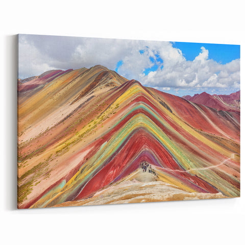 Andean Mountains Wall Art - Peruvian Landscape Prints Rainbow Mountain