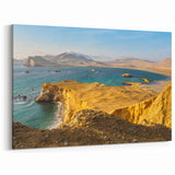 Cusco Cityscape Canvas - Peru Coastal Scenery Paracas National Reserve Art