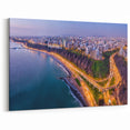 Peru Wall Art - Lima Cityscape Coastal View Andean Mountains Wall Decor