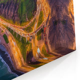 Peru Wall Art - Lima Cityscape Coastal View Andean Mountains Wall Decor