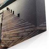 Cumbria Landscape Art – Dramatic Pier Scene in Lake District Photography