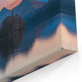 Cumbria Prints – Tranquil Sunset over Lake District Mountain Scenery