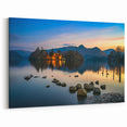 Cumbria Landscape Art – Reflections at Dusk in Lake District Scenery