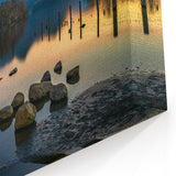 Cumbria Landscape Art – Reflections at Dusk in Lake District Scenery