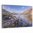 Cumbria Wall Art – Rocky Shoreline with Majestic Mountains in Lake District