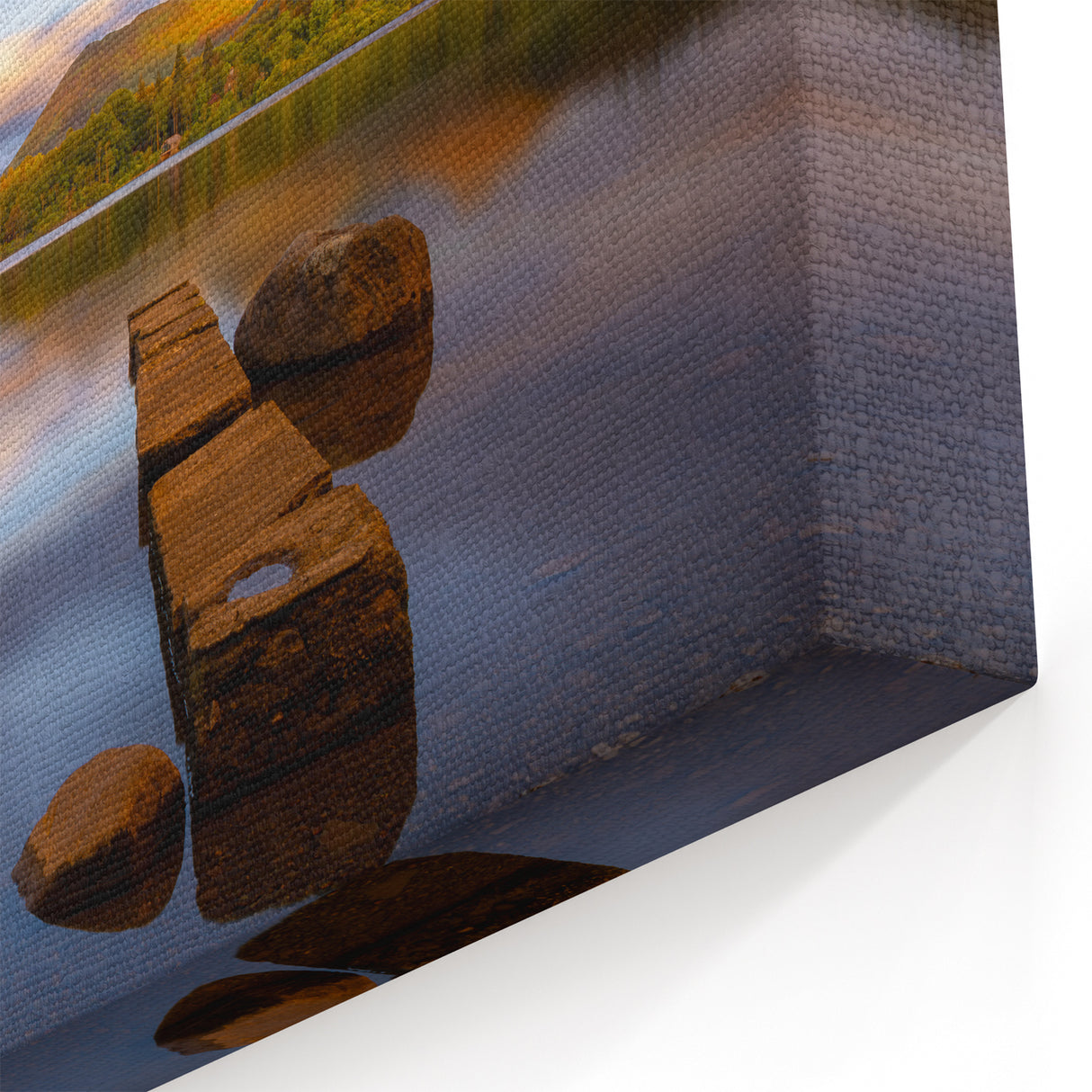 Cumbria Prints – Peaceful Reflections on Lake in Majestic Mountain Scenery