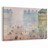 Camille Pissarro Art - Parisian Street in Mist Impressionist Wall Print