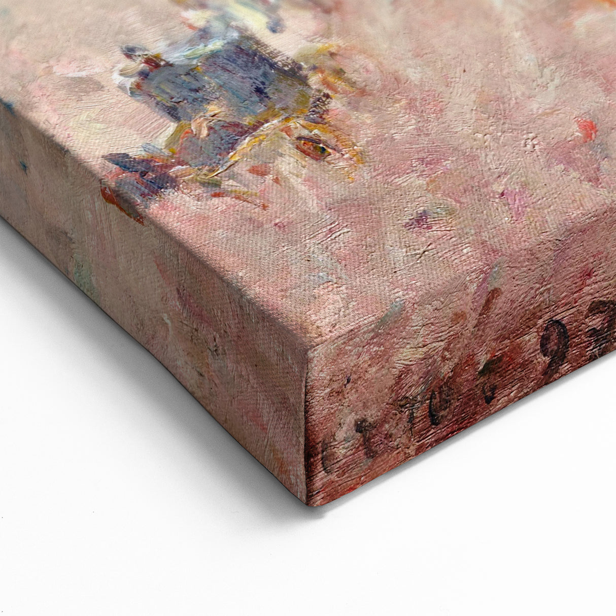 Camille Pissarro Art - Parisian Street in Mist Impressionist Wall Print