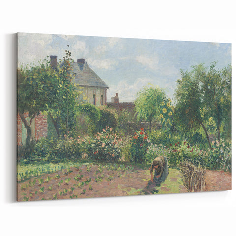 Camille Pissarro Art - French Garden Scene Impressionist Wall Print