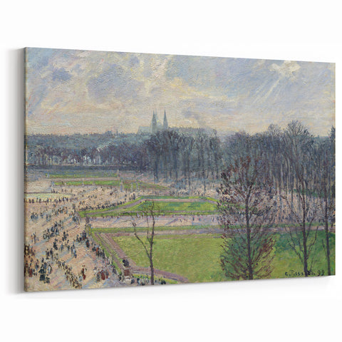 Camille Pissarro Art - Parisian Park Scene Impressionist Wall Print