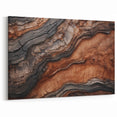 Natural Elements Wall Art | Textured Wood Closeup Canvas Print for Modern Homes