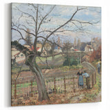 Camille Pissarro Art - Countryside Garden Scene Impressionist Wall Print