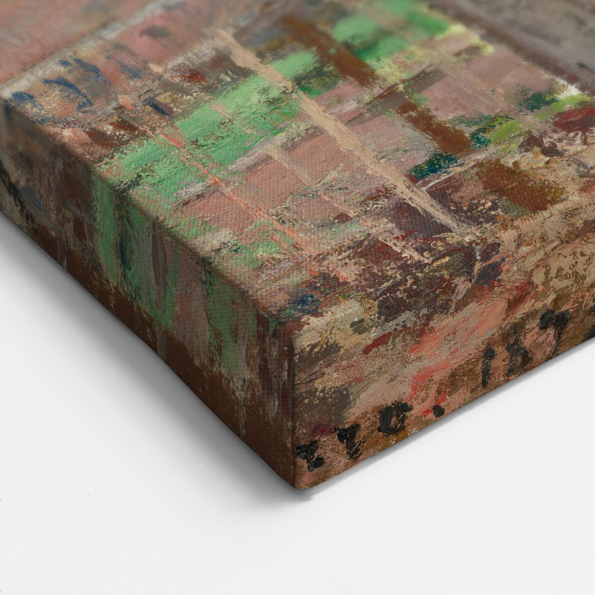 Camille Pissarro Art - Countryside Garden Scene Impressionist Wall Print