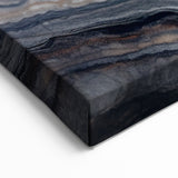 Natural Elements Wall Art | Earthy Layered Stone Closeup Canvas Print